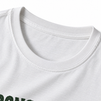 Wrong Turn Right Place T-Shirt - White - collar close-up